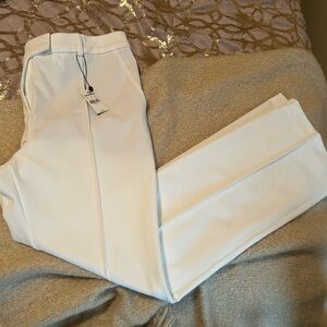 White bootcut express pant